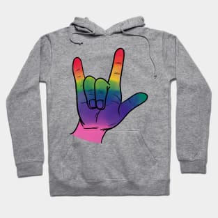 American Sign Language Pride Love Hoodie